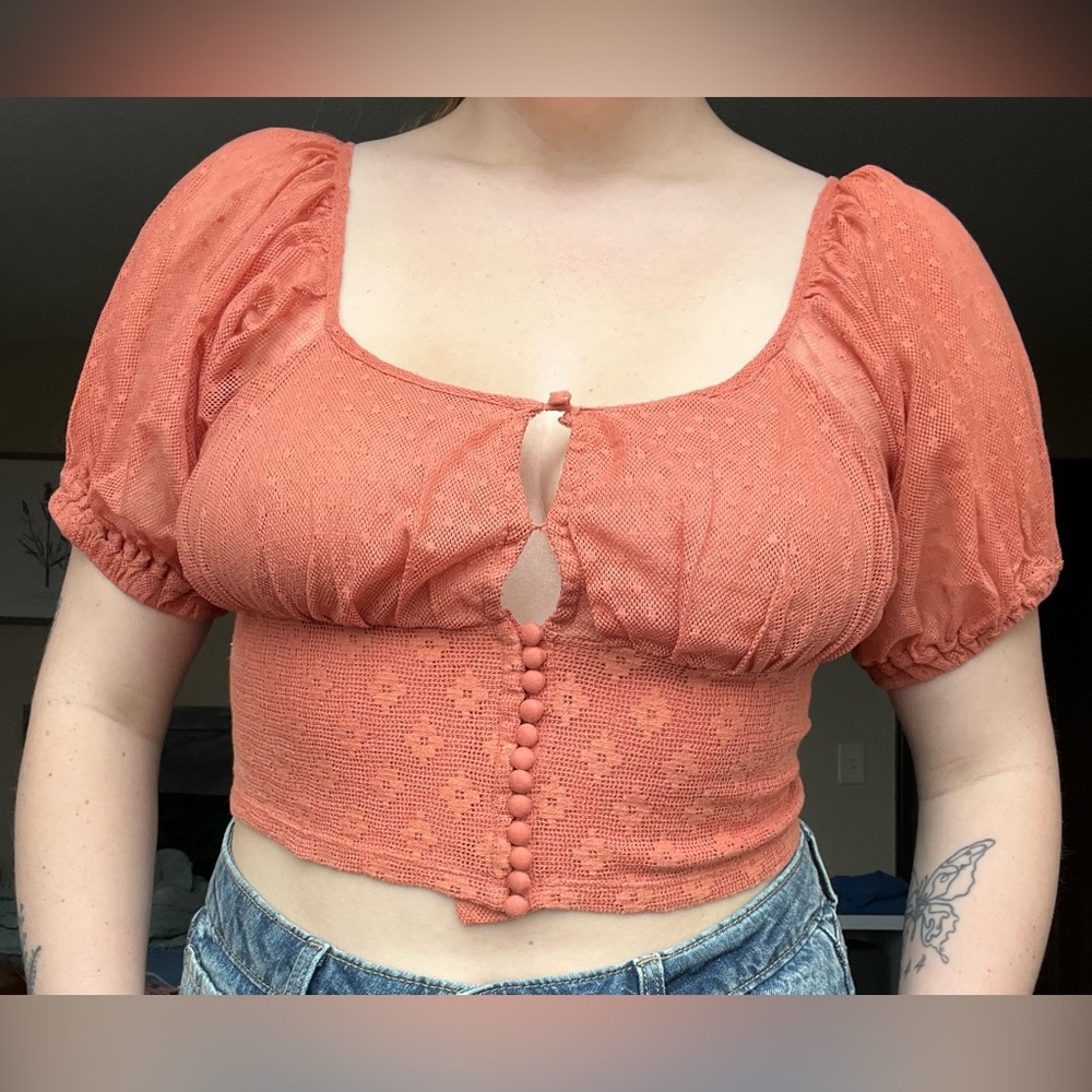 Free People lace top